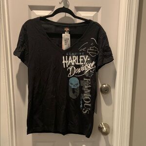Harley-Davidson Black Graphic Short Sleeve Tee